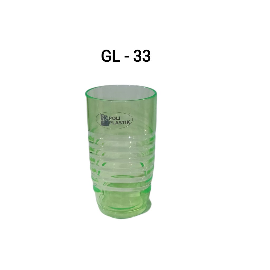 GELAS MINUM TEH ALUR WARNA GL-33