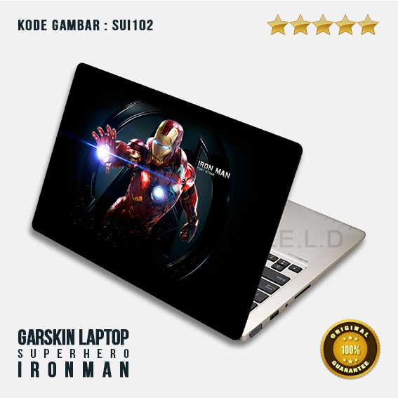 GarSkin / Sticker / Skin / Sticker / Cover / Stiker Laptop - ironman 2