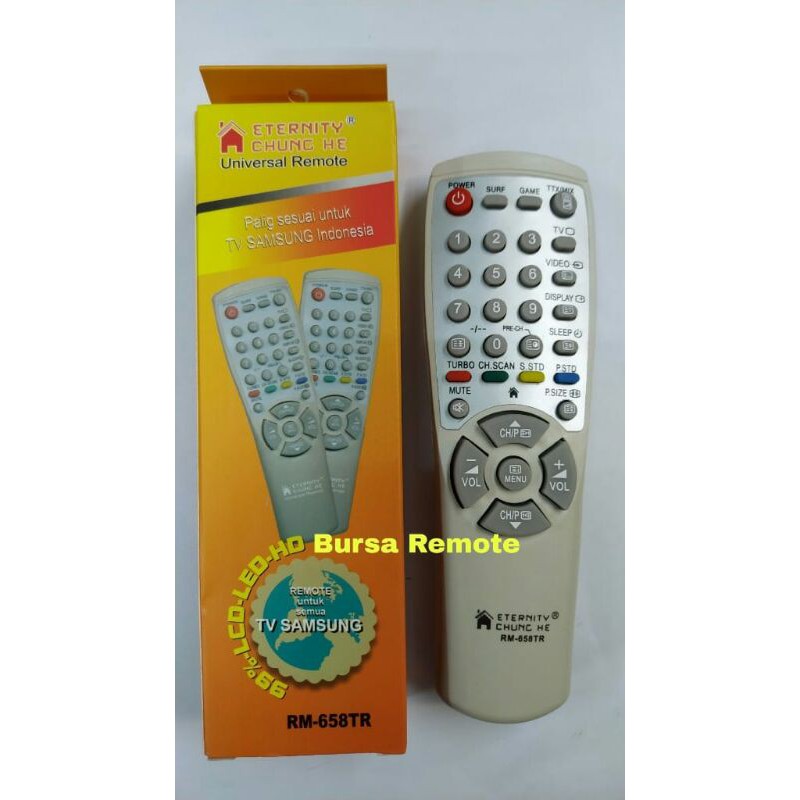 Remot / Remote Multi TV Tabung Samsung Slim Flat tanpa setting Series