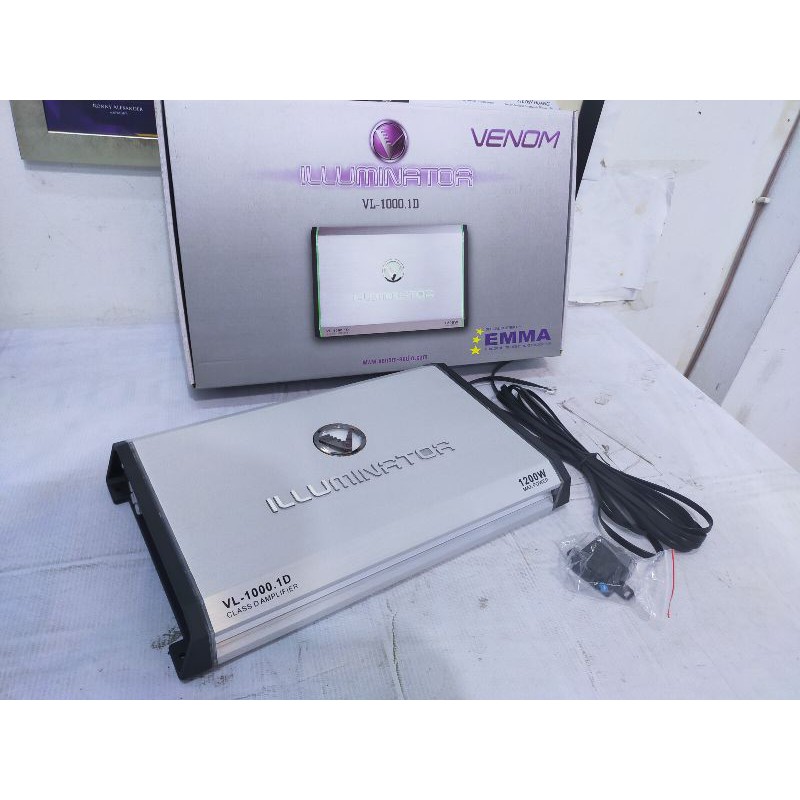 Power Monoblok Venom VL 1000.1D Watt murni Bergaransi Resmi Venom Audio Mobil