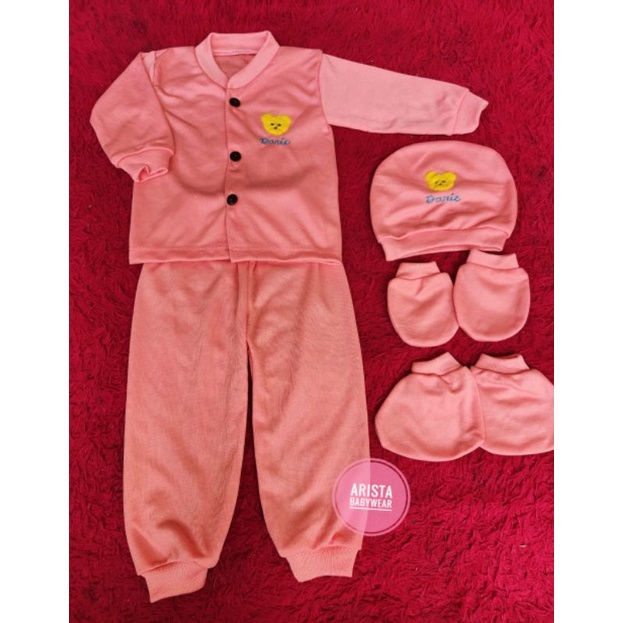 SET BABY NEWBORN (1set baju,celana,topi,Sartaki bayi)