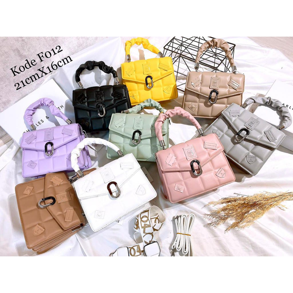 TAS SELEMPANG CK PIN CLUE + FREE BOX DOUBLE SRAP