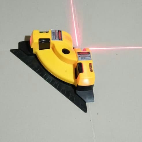 Laser Level Square 90 Waterpass Alat Laser Siku Waterpas Line Sudut