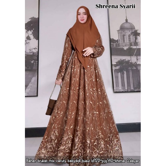 ✔COD GAMIS BRUKAT LD 120 JUMBO PESTA GAMIS BROKAT MIX CERUTY BABYDOLL KEKINIAN