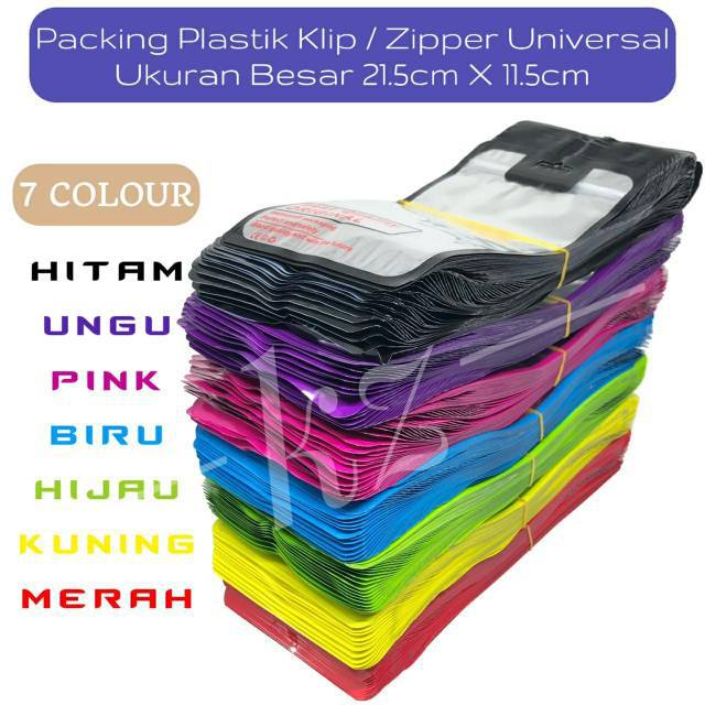  100PCS Plastik  Packing Klip Ukuran  Besar  Buat Casing 