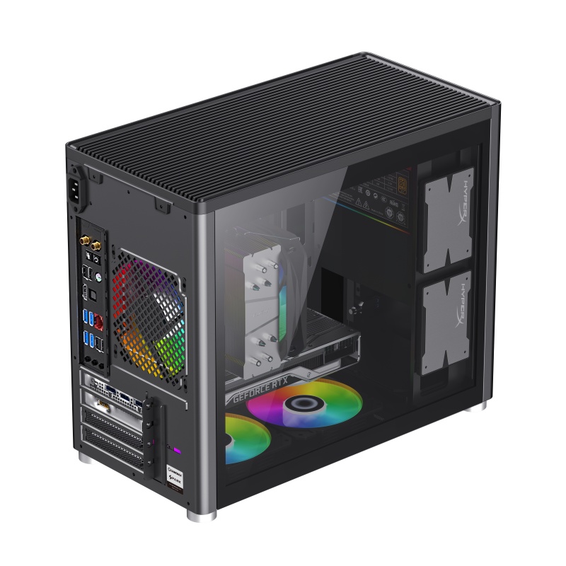 Gamemax Spark Black Micro ATX Casing PC