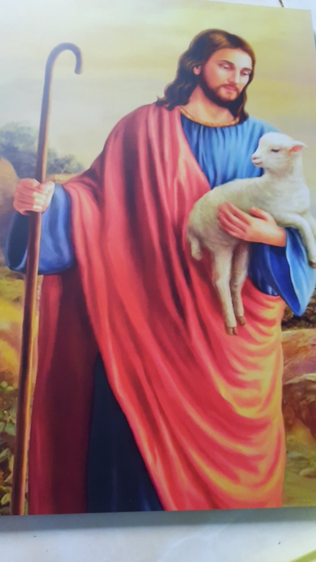 Pajangan Dinding Poster Yesus Walldecor Poster Kayu Nasrani Kristen Katolik