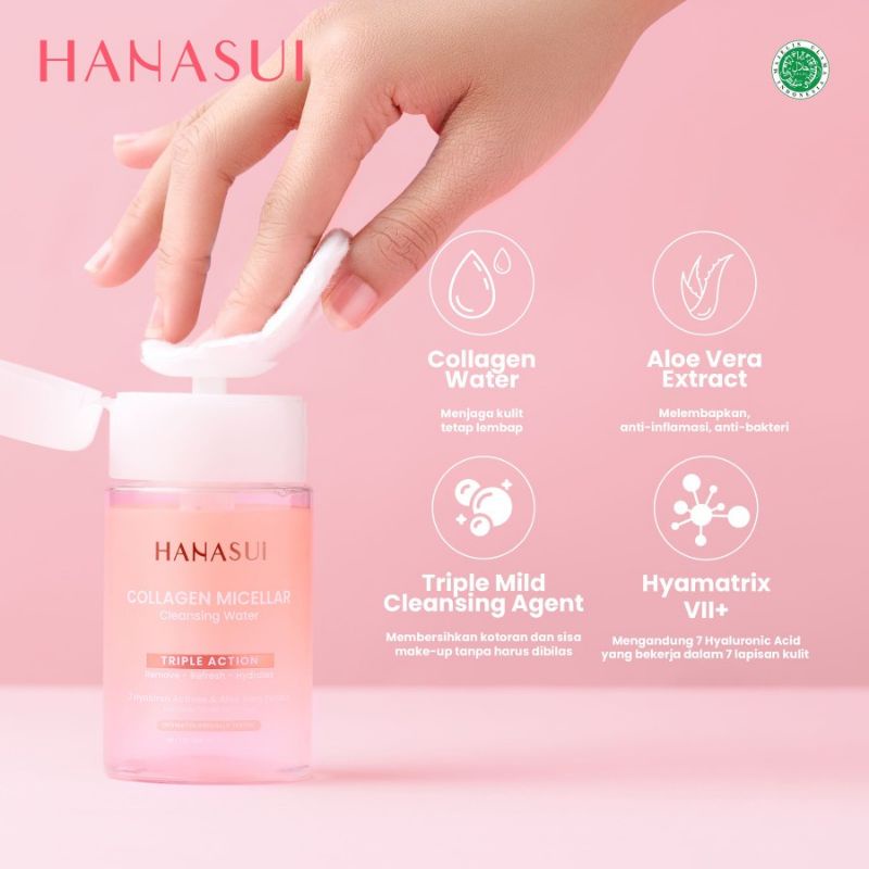 Setting Spray hanasui | HANASUI FIX &amp; GLOW SETTING SPRAY | Hanasui Micellar Water | Hanasui Make up remover