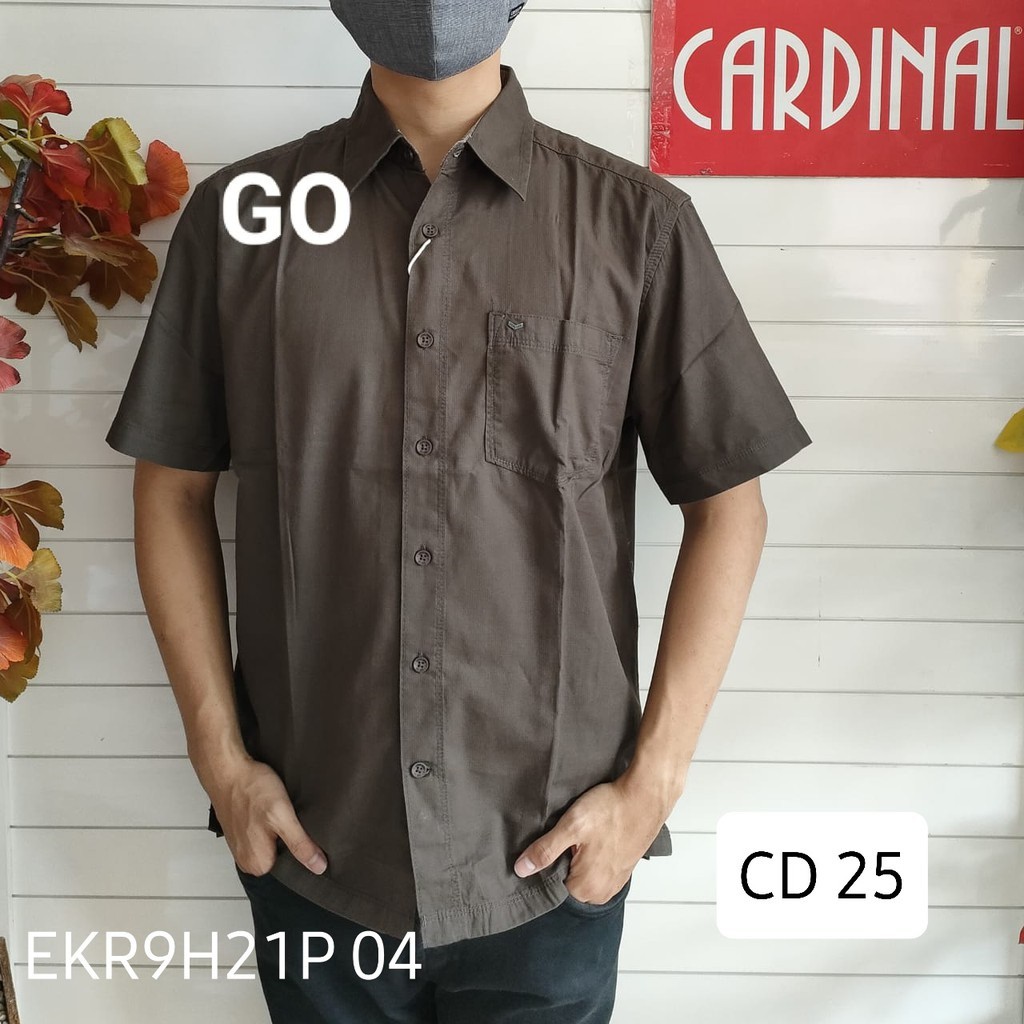 BB CARDINAL KEMEJA CASUAL Hem Pria Baju Cowok Pakaian Pria Lengan Pendek KEREN!!