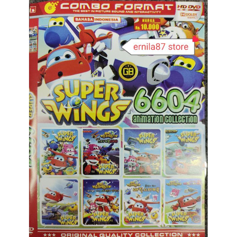 KASET KARTUN ANAK " SUPER WINGS 6604 "
