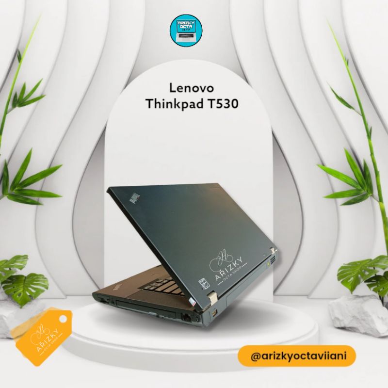 PROMO Laptop Core i5 Second-Bekas-2nd Lenovo Thinkpad T530 4GB 250GB Layar 14&quot; DVD Wi-Fi