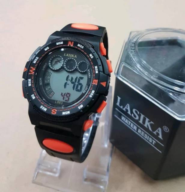 JAM TANGAN ANAK PRIA COWOK CEWEK LASIKA ORIGINAL DIGITAL LED WATER RESIST