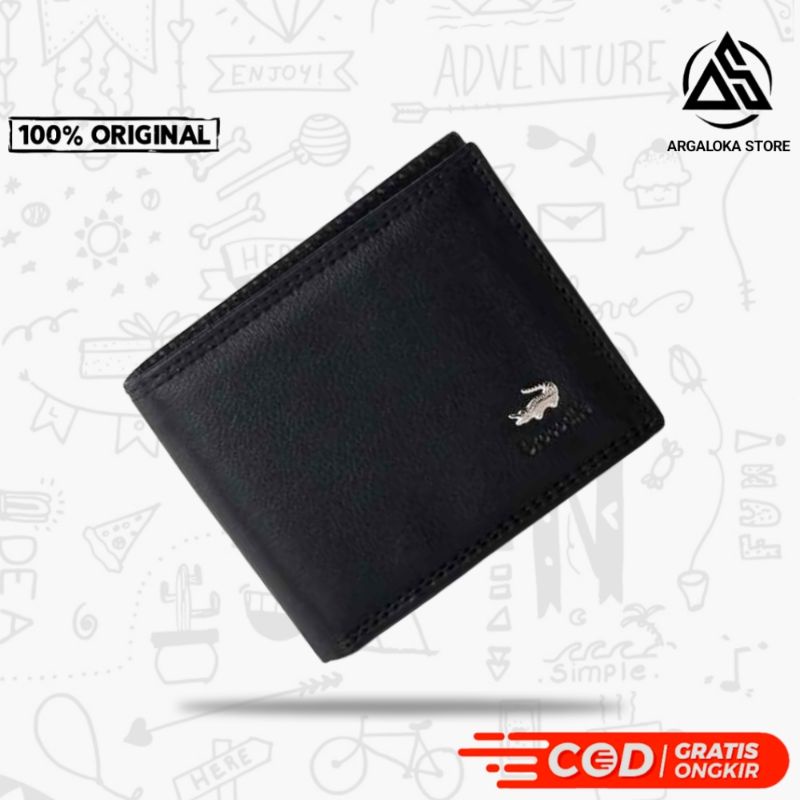 Dompet Dimpet Pria Kulit Sintetis Asli Wallet Leather Donpet Cowok Laki laki Distro Premium Original Murah Keren