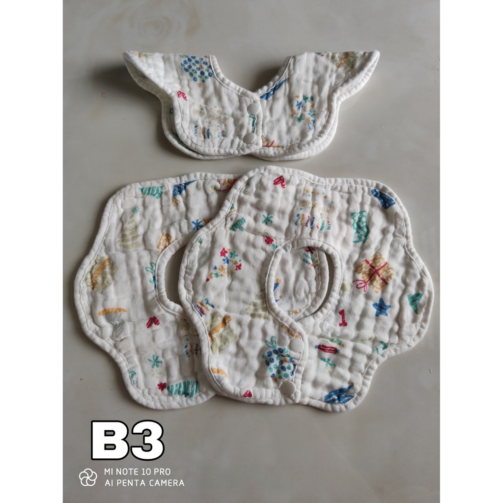 BIB / CELEMEK BAYI MUSLIN MOTIF