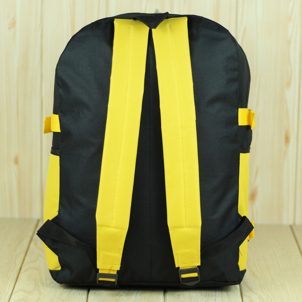 Tas Sekolah Ransel Remaja Yimaobag Kuning Fashionable Gendong Korean Stylish Tas Smp Perempuan Cantik Bahan Polyester Bisa COD Murah