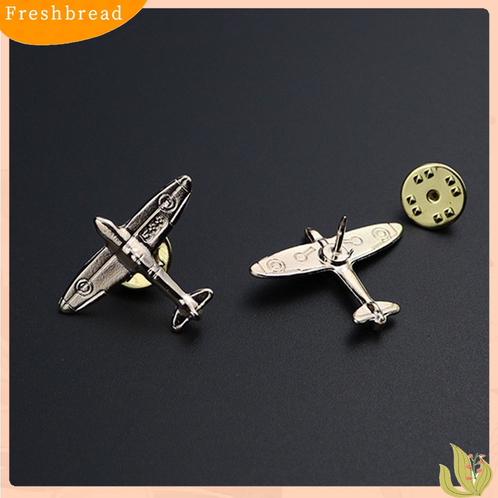 [ TERLARIS]Collar Clip Luxury Plane Shape Alloy Pilot Miniature Aircraft Collar Clip for Wedding