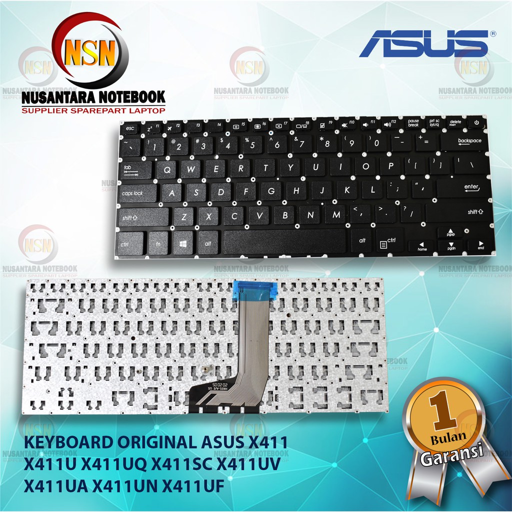 Keyboard Original Asus X411 X411U X411UQ X411SC X411UV X411UA X411UN