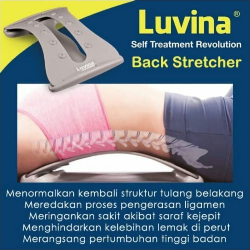 Luvina Back Stretcher / Alat Terapi Pinggang, Saraf Terjepit