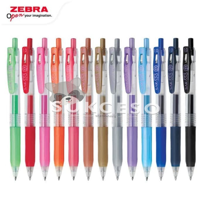 

Zebra Pulpen Sarasa Clip Gel Ink Pen 1.0mm