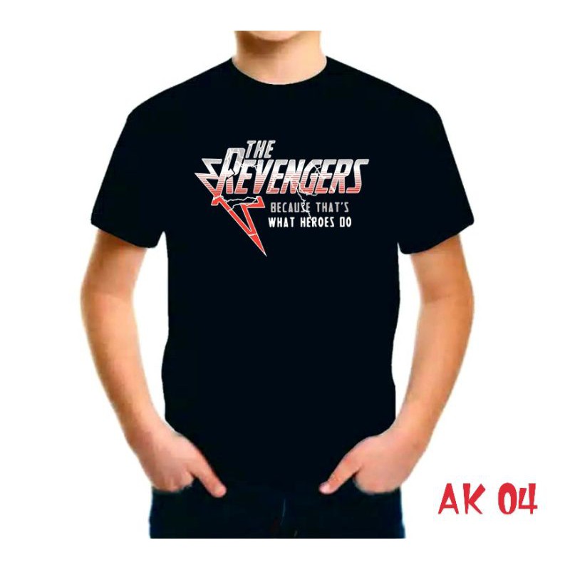 kaos atasan anak avenger baju anak pria