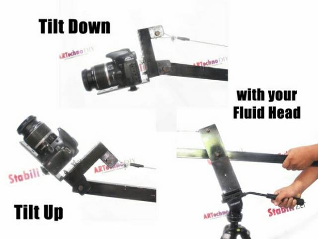 1m 1 meter Crane Portal Portable Mini Jib Camera Kamera Video DSLR Mirrorless ARTechno DIY