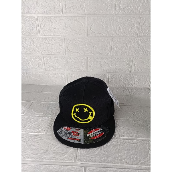TOPI SNAPBACK//TOPI HIP HOP BORDIR CORONa DAN NIRVANa