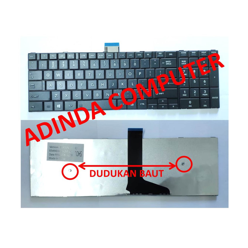 Keyboard Toshiba Satellite C50 C50A C55a C55-a C50a C50-a C55T C55-T C55T-A L55A L55-A L55D-A L55DT-A L55T-A C55DT-A