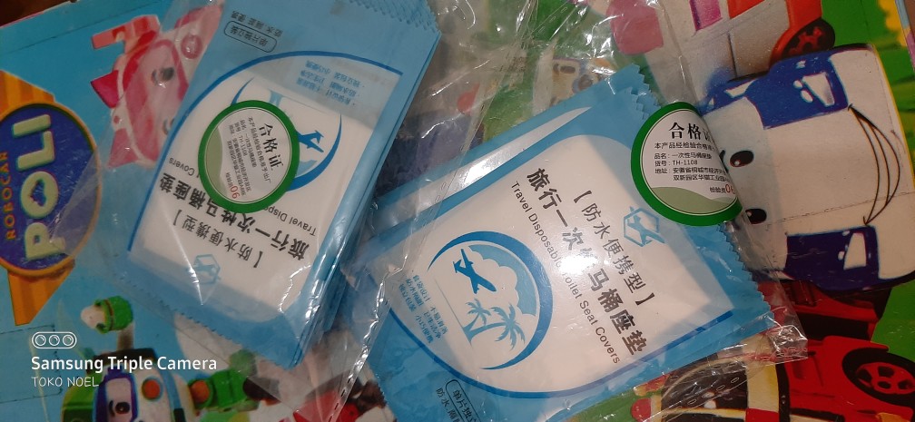 Alas Dudu  Dudukan Kloset Umum Disposable Paper Toiletkertas Tisu Tissue Cover Pack