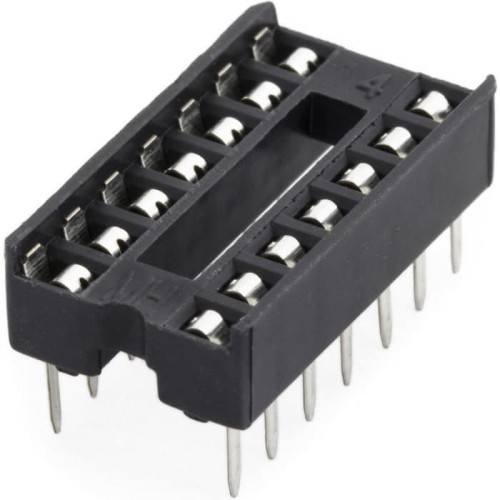 soket ic 14p 14 pin socket ic kaki 14pin adapter 2x7 dip