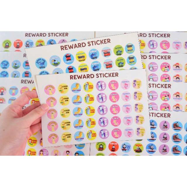 

READY STOCK STIKER REWARD / STIKER PENGHARGAAN / REWARD STICKER