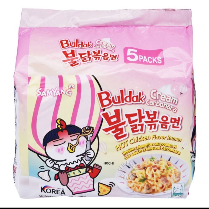 

Mie Instan Samyang Buldak Cream Carbonara 5 x 140 Gram