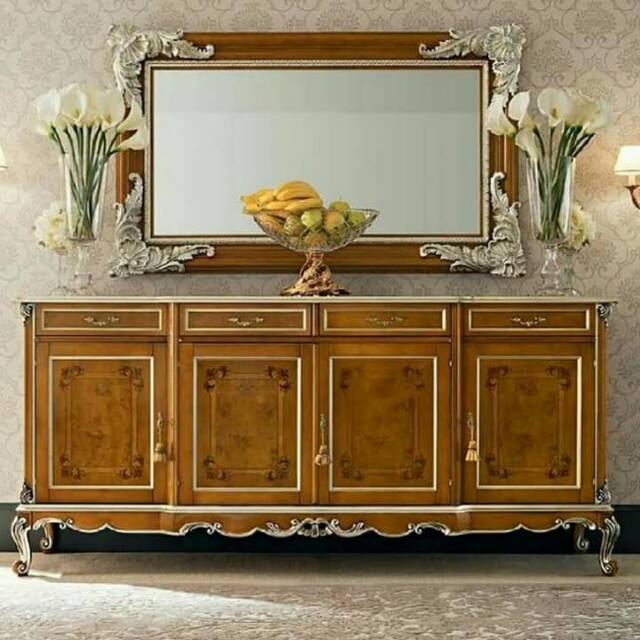 Bufet jati.bufet pendek.bufet ukir.mebel jepara