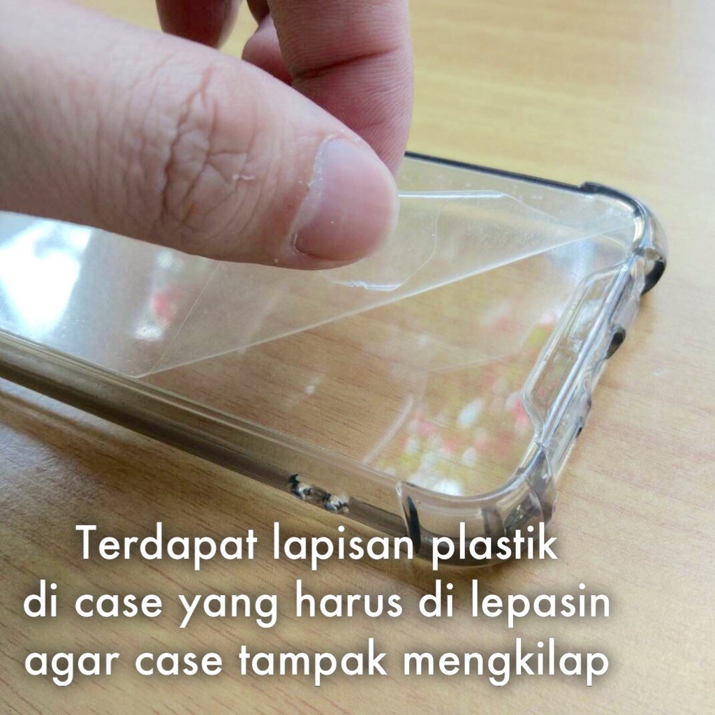 Anti Crack Case Anticrack Casing iPhone Acrylic Fuze Anti Shock Akrilik Bahan Keras Premium