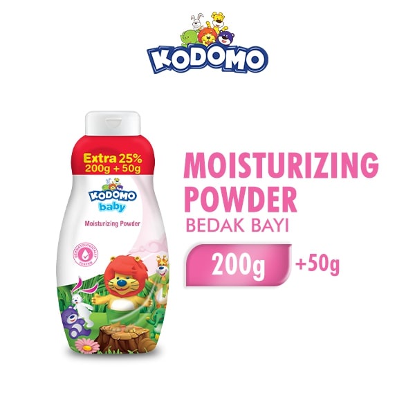 KODOMO POWDER BEDAK BAYI 200 GRAM  + FREE 50 GRAM