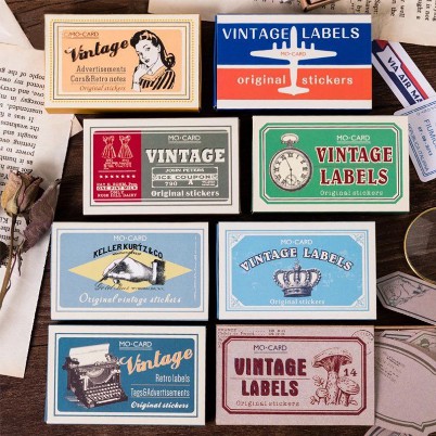 

DIY Retro Matchbox/Sticker/Label Practical Decorative Creative Europe