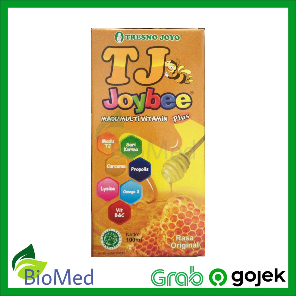 MADU TJ JOYBEE 100 ml Original - Suplemen Vitamin Kesehatan Daya Tahan