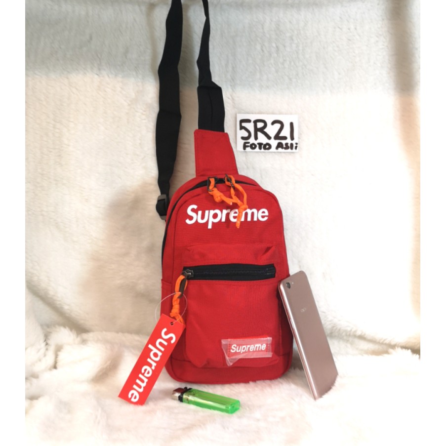 TAS SELEMPANG SUPREME 338 IMPORT TAS SELEMPANG SUPeREM SLINGBAG WAISTBAG (IMPORT BUKAN LOKAL)