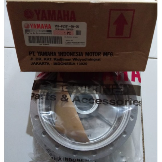 Tromol Belakang Yamaha Vega R New Jupiter Mx Silver 1S7 F5311 10 35