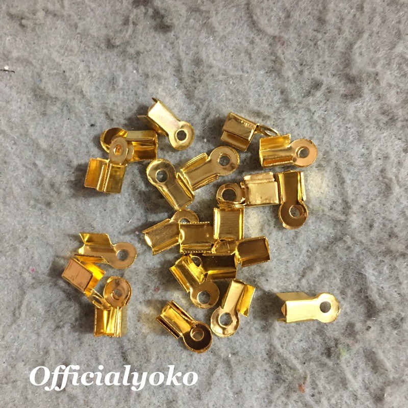 Stopper Kotak Pengait Gelang Kalung Nikel #5 20pcs
