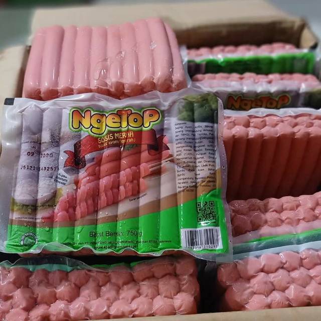 Jual Sosis Ayam Ngetop Merah Isi 32 Vigo Merah Isi 30 Venno Isi 32