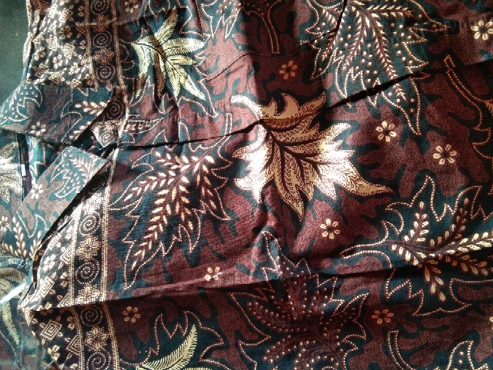Cod Batikn Pria Lengan Panjang Size M L Xl Xxl Kemeja Batik Pria Motif Kenari Mulia Jaya Batik