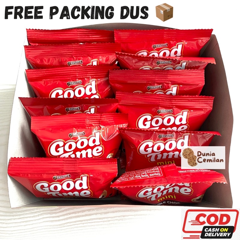 

[TERMURAH!] Goodtime MINI 1 Pak (12X18gr) - Good Time Cookies Double Choco