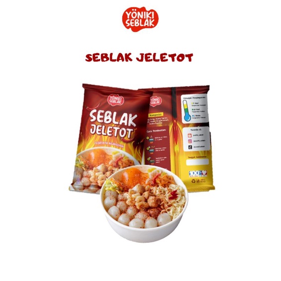 

Seblak Jeletot Instan Isi Toping Cilok 200gr - Yoniki Seblak