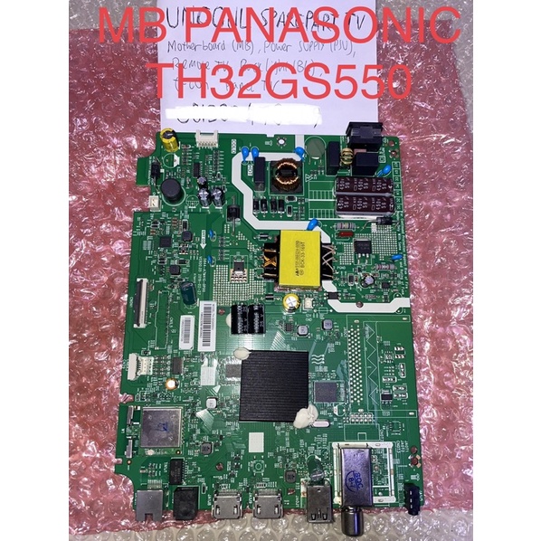 MB PANASONIC TH 32GS550V - MOTHERBOARD PANASONIC TH-32GS550V - MAINBOARD TV PANASONIC 32GS550