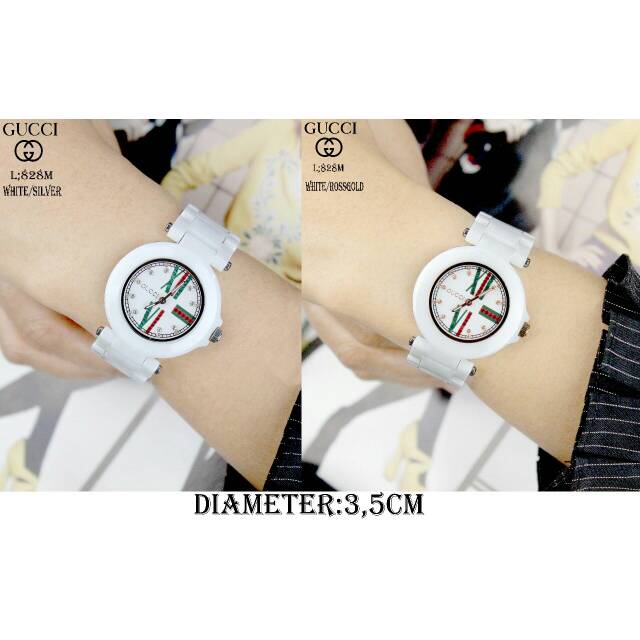 Jam Gucci Keramik 828M