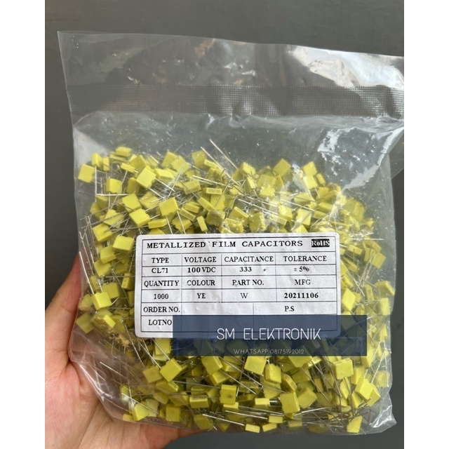 Kapasitor MKM 333 100V 1000pcs