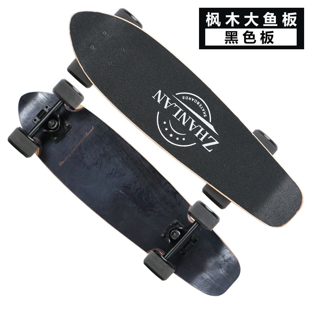 Skateboard Panjang Bahan Kayu cruiser Ukuran 26x7.5 Inch Untuk Hadiah Ulang Tahun