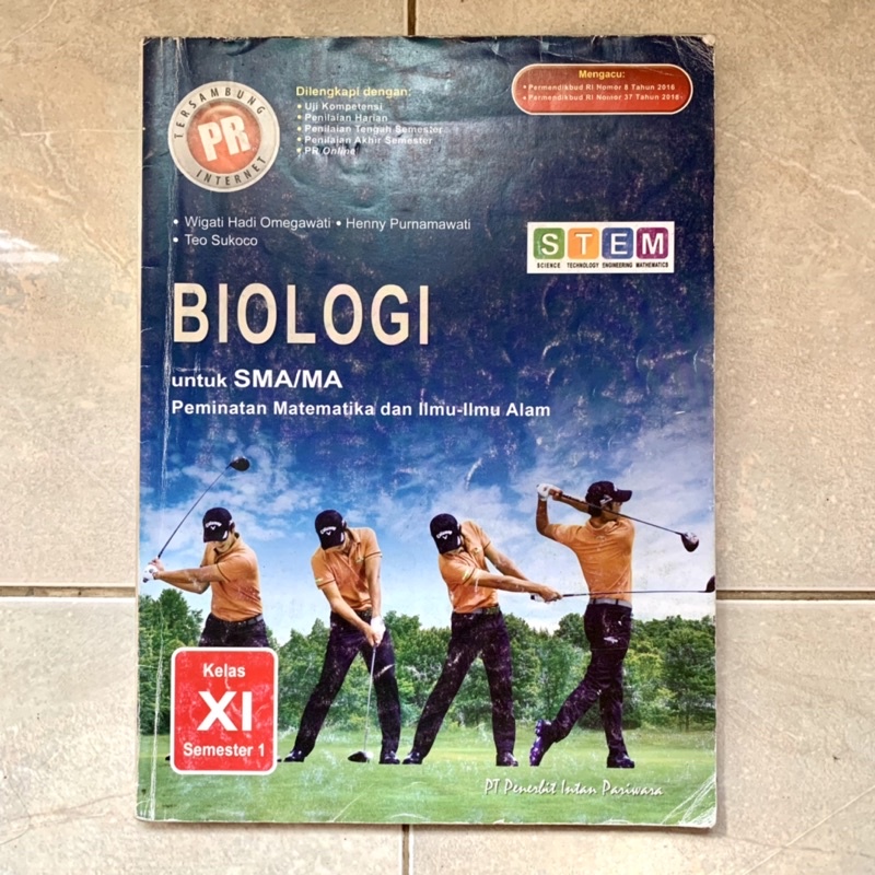 Buku PR Biologi untuk SMA/MA Peminatan Matematika dan Ilmu-Ilmu Alam Kelas XI / 11 Semester 1 PT Pen