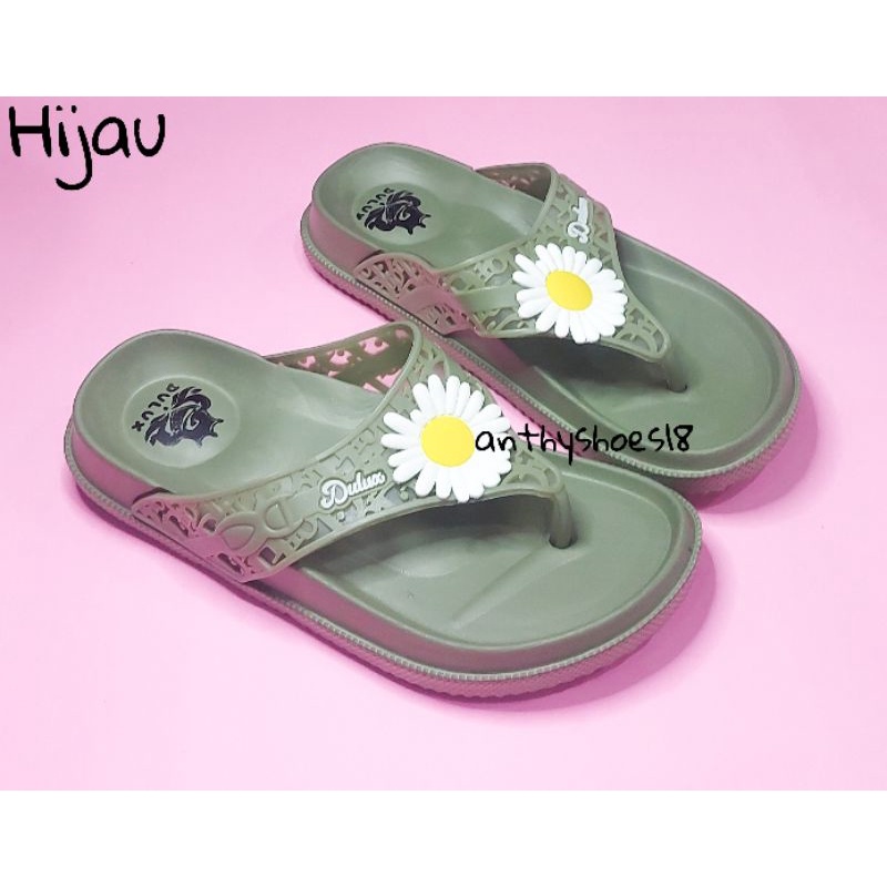 *NEW* Sandal Jepit Wanita Dewasa Dulux 360B Size 36-40 Motif Sandal Bunga Matahari