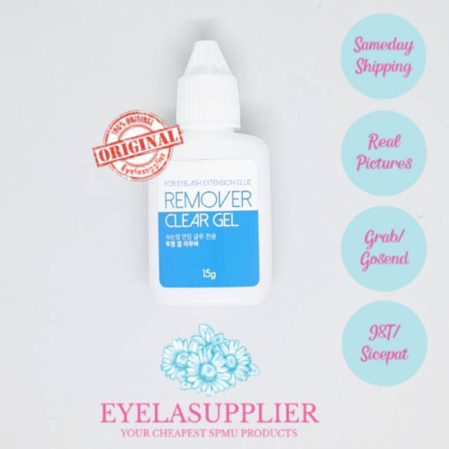 Glue Gel Clear Eyelash Extension Remover 100% Original 15g Penghapus Bulumata